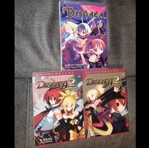 Disgaea 1 and Disgaea 2 1&2 English Manga Set